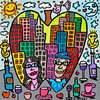 James Rizzi - YOU ARE THE APPLE OF MY EYE - inklusive Rahmen